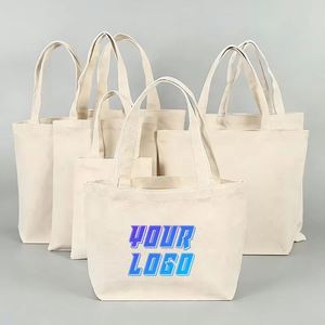 Bolsas de Compras Reutilizables de Algodón Ecológico Personalizadas, Bolsas de Tela Impresas, Bolsa Tote con Logotipo Impreso de Calidad - Product Image 1