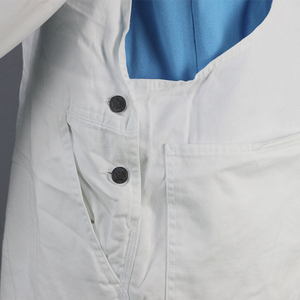 Work <strong>Trousers</strong> Mens Relaxed Straight Uniform White Bib Pants <strong>Painter</strong> - Product Image 4