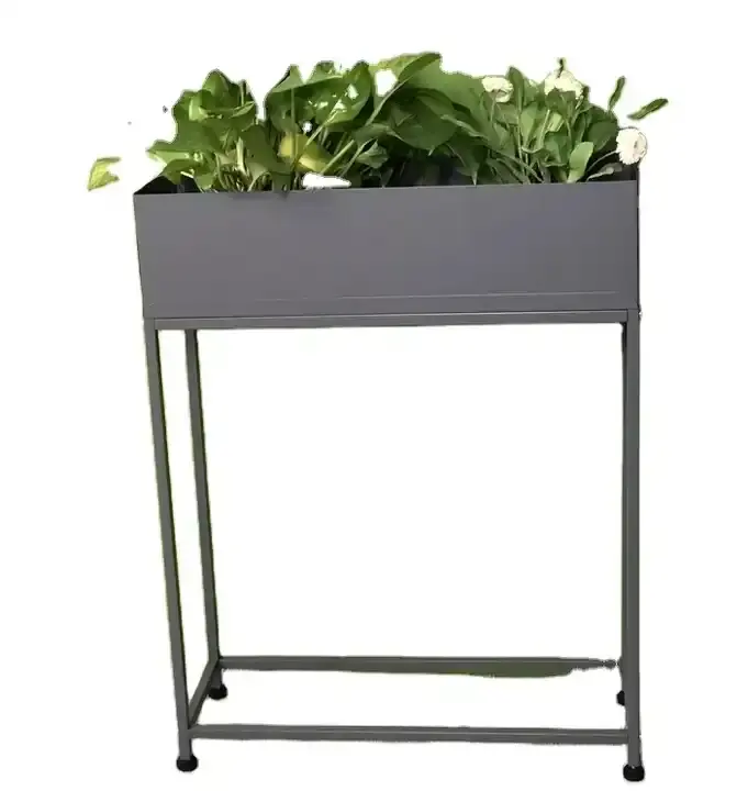 High Quality Modern Smooth Flower Holder Adjustable Outdoor Garden Metal Plant Stand Pot Stand For Plant
