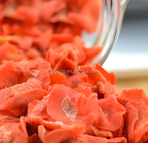 Legumes liofilizados de alta qualidade Sem aditivos Cenouras Cortadas Processo De Secagem Por Congelamento - Product Image 6