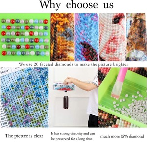 Scenic Mountain Falls 5D Full Diamond Painting by Digital Kit ricamo punto croce Kit Diamond <span class=keywords><strong>Art</strong></span> Painting for children - Product Image 5