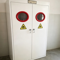 Gabinete de Almacenamiento de Cilindros de Gas para Laboratorio de Alta Resistencia con Sistema de Alivio de Presión y Detección de Fugas de Gases Inflamables y Tóxicos