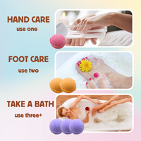 Wholesale Bath Bomb Gift Set Sea Salt Essential Oil SPA Relaxing & Self-care Mother's Day Valentine's Birthdays Christmas