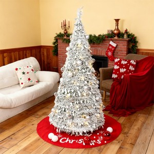 Фабрика SHUANGYUAN: Новинка! Расширяемая новогодняя елка из ПВХ с эффектом снежного покрытия для домашнего праздничного декора (Arbol De Navidad) - Product Image 4