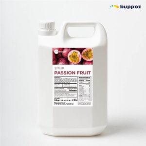 Sirop de fruit de la passion 2,5 kg Bouteille Halal HACCP Végétarien pour les magasins de Bubble Tea et de Milk Tea OEM - Product Image 1