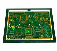 Cartes de circuits imprimés (PCB) FR-4 plaquées or à 6 couches, cartes de contrôle PCBA, panneaux de signalisation de trafic de données pour contrôle industriel en série