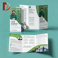 Conception personnalisée, impression de menus de restaurant pliés en trois, impression publicitaire sur papier, service d'impression de brochures format A4