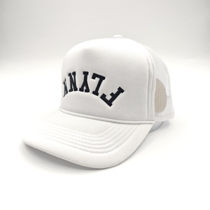 Casquette de baseball unisexe personnalisée avec logo 3D brodé, en maille, pour l'été, décontractée, sportive, en mousse, style camionneur, à visière incurvée - Product Image 1