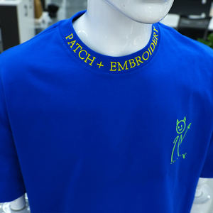 Camisetas de Hombre de Alta Calidad, 305G, 100% Algodón Chenille, Talla Grande, Bordado Personalizado, Camiseta Blanca para Hombre - Product Image 3