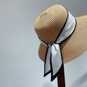 Sciarpa della borsa della sciarpa dei capelli di <span class=keywords><strong>seta</strong></span> imitata Designer classico bianco e <span class=keywords><strong>nero</strong></span> multiuso - Product Image 6