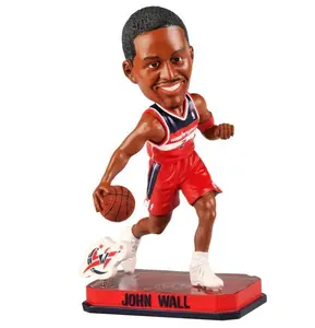 NBA grosir kustom Resin pemain basket Bobblehead Figurine untuk koleksi