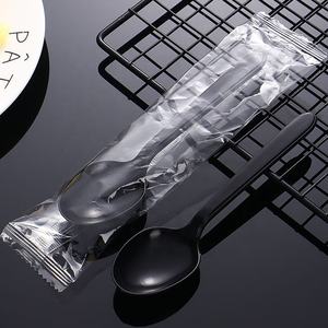 Cuchara desechable de plástico de 130mm, paquete independiente para comida rápida, <span class=keywords><strong>KFC</strong></span>, postre, hielo, sopa en polvo - Product Image 3