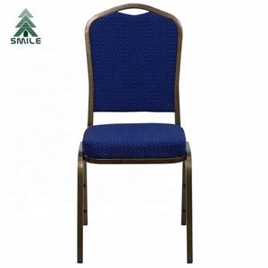 Toptan ucuz otel parti istiflenebilir kumaş altın ziyafet sandalye ziyafet salonu düğün etkinlikleri için - Product Image 1