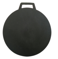 Poêle à crêpes Weinuo antiadhésive plate 30/35/40/45/50CM noire, en aluminium