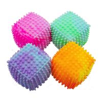 Jouet éducatif anti-stress en silicone souple et coloré, respectueux de l'environnement, pour enfants de 5 à 7 ans, unisexe, 7x7cm
