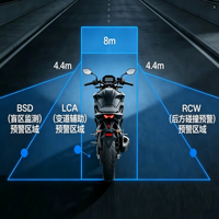 Caméra de tableau de bord pour moto 4G AI 2K à double objectif, prend en charge le GPS, l'ADAS, le DMS, la visualisation à distance via l'application, vision nocturne étanche et garantie d'un an
