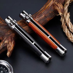 Cuchillo de Camping Táctico Personalizado para Exteriores, Acero 3CR13, Mango de Madera y Resina, Cuchillo Plegable Estilo Mafia <span class=keywords><strong>Italiana</strong></span>, Venta al Por Mayor - Product Image 4