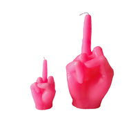 2022 DIY 3D handgemachte duftende Silikon hand geformte Mittelfinger Kerze