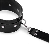 Menottes en cuir pour adultes de marque OEM, jeu BDSM, rose et vert, vente en gros