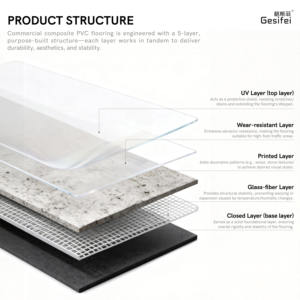 Revêtement de <span class=keywords><strong>sol</strong></span> en vinyle antidérapant écologique, surface unie, pour hôtels et écoles, soldes de fin d'année, grandes remises, vente en gros disponible - Product Image 4
