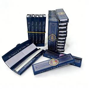 Papel de Liar Manual de Estilo Moderno Personalizado con Filtros y Grinder, Diseño Personalizado, Tamaños 110x44mm y 78x44mm, OEM/ODM Disponible - Product Image 1