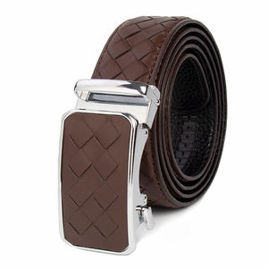 कारखाने थोक सस्ते अनुकूलित स्वचालित चमड़े के बकल बेल्ट शानदार उच्च अंत डिजाइन ओम पुरुषों के चमड़े के बेल्ट - Product Image 2