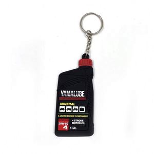 Porte-clés personnalisé en PVC souple avec logo, porte-clés promotionnel en silicone, prix de gros - Product Image 1