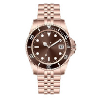 Montre de plongée mécanique pour homme à logo personnalisé, verre saphir, mouvement automatique japonais NH35, étanche, OEM, faible MOQ, vente chaude