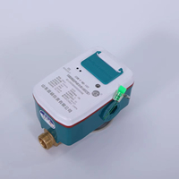 Desain Antarmuka M-bus Meter Air Pintar Prabayar Ultrasonik Kuningan OEM GPRS LoRa Kanal Ganda ISO 4064 Kelas B Perlindungan IP68