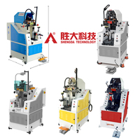 Machine de formage de talons de chaussures hydraulique industrielle SHENGDA, équipement de formage de talons pour chaussures pour ligne de fabrication de chaussures