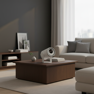 JUNUO 2026 Nouveau design d'interface utilisateur Plus durable 200 ANSI Lumens Courte portée 720P LCD WiFi double bande 4K 8K Projecteur intelligent Android 14 Portable - Product Image 1