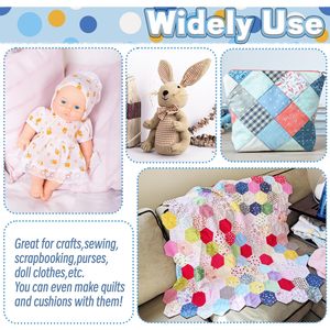 Cuadrados de tela de algodón pre-cortados para manualidades, bloques de cuarto de cuadrado para patchwork y costura DIY - Product Image 3