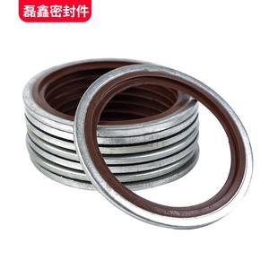 ปะเก็นผสมฟลูออโรรับเบอร์สแตนเลส 2 มม. แหวนซีลอเนกประสงค์ทนอุณหภูมิสูง - Product Image 5