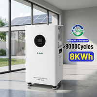 Sistema de Batería Todo en Uno de Alta Calidad E-SUN de 8kwh con Más de 8000 Ciclos, Inversor Doméstico con Batería, Sistema de Energía Solar de 3.6KW