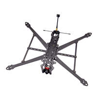 Châssis de drone FPV en fibre de carbone de 10 pouces, quadricoptère RC longue portée, kit de construction de drone FPV DIY pour accessoires de drone FPV