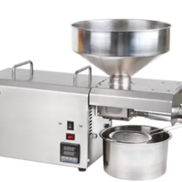 Ticari yağ baskı makinesi zeytinyağı basın tohumu yağı çıkarıcı sıcaklık kontrolü