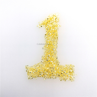 Fabrik niedrigerer Preis Handels qualität 2mm lose CZ Zirkonia Edelsteine runder brillanter gelber runder Stein