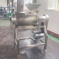 Klopper Fruit Roestvrijstalen Pompoenkokos Pulp Machine Puree Extractie Mango Putjes En Zaad Scheiden