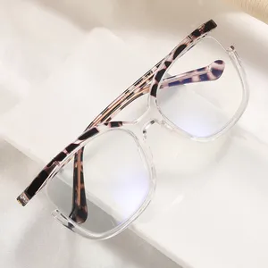 Trending Optische Mode Bril Groothandel Vrouwen Mannen Unisex Vierkante Optische Frames Hoge Kwaliteit Designer Merk Brillen