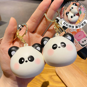 Lilangda colgante de descompresión de rebote lento llavero de Panda descompresión bolsa de resorte suave colgante regalo al por mayor llavero de Panda - Product Image 2