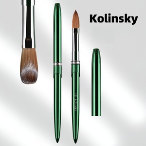 Pincel de Uñas Acrílico Kolinsky Profesional de Alta Calidad para Uso en Salones de Belleza, Proveedor de Uñas con Logotipo Personalizado - Product Image 3