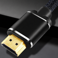Câble promotionnel 4K pour 2.0, en alliage d'aluminium 3D, coudé à 90 degrés, mâle-mâle, pour HDTV, ordinateur, audio-vidéo de qualité, taux de rafraîchissement 60Hz, PVC