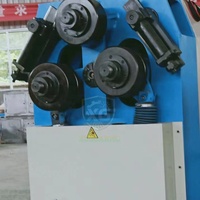 Cintreuse hydraulique de profilés W24Y-1000 à 3 rouleaux pour le cintrage d'angles, de profilés en U et de barres plates