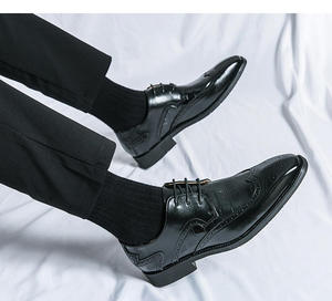 Zapatos de vestir de punta fina de talla grande para hombre, modernos y formales para negocios - Ideales para novios, zapatos de boda, zapatos casuales para hombre - Product Image 2