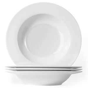 High Quality Nordic Vintage <b>Ceramic</b> Deep Dish Dinner <b>Plates</b> Porcelain Gold Rim Bone China Soup <b>Plate</b> for Restaurant - Product Image 1