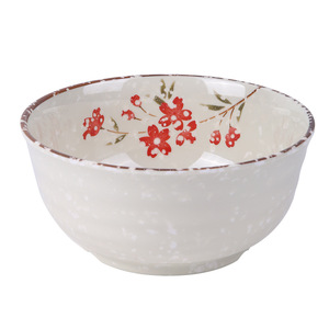 Wuhe Cherry Blossom Melamine Dish Set Round Plates Bowls Cups Serving Tray For Hotel Party Breakfast Snack - Product Image 5