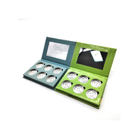 Palette de maquillage personnalisée 12 couleurs scintillantes pour le bricolage Boîte de fard à paupières magnétique vide Maquillage de marque propre pour impression en relief de crème pour les yeux