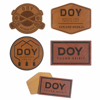 Fournisseur d'étiquettes pour vêtements, étiquettes personnalisées pour jeans, patchs en cuir PU avec logo en relief