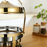 Plat à réchaud 20L de luxe en acier inoxydable de haute qualité pour la restauration et les buffets
