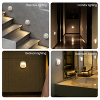 Lámpara de Pared LED Minimalista de Inducción Magnética 2026, Luz Blanca Cálida, Automática, Multifuncional, con Sensor de Movimiento, Ahorro de Energía, para Dormitorio